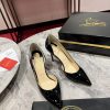 Classic Side Empty Single Shoes ∙ ꫛꫀ w ︎ ️Classic KATE series 10cm high heels, glossy patentbfnl0ypk
