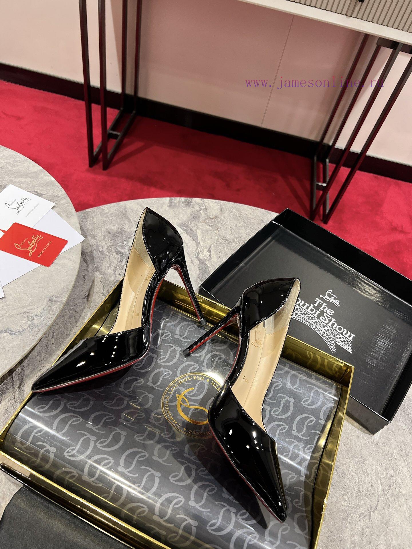 Classic Side Empty Single Shoes ∙ ꫛꫀ w ︎ ️Classic KATE series 10cm high heels, glossy patent4sbnm2w3 - Image 6
