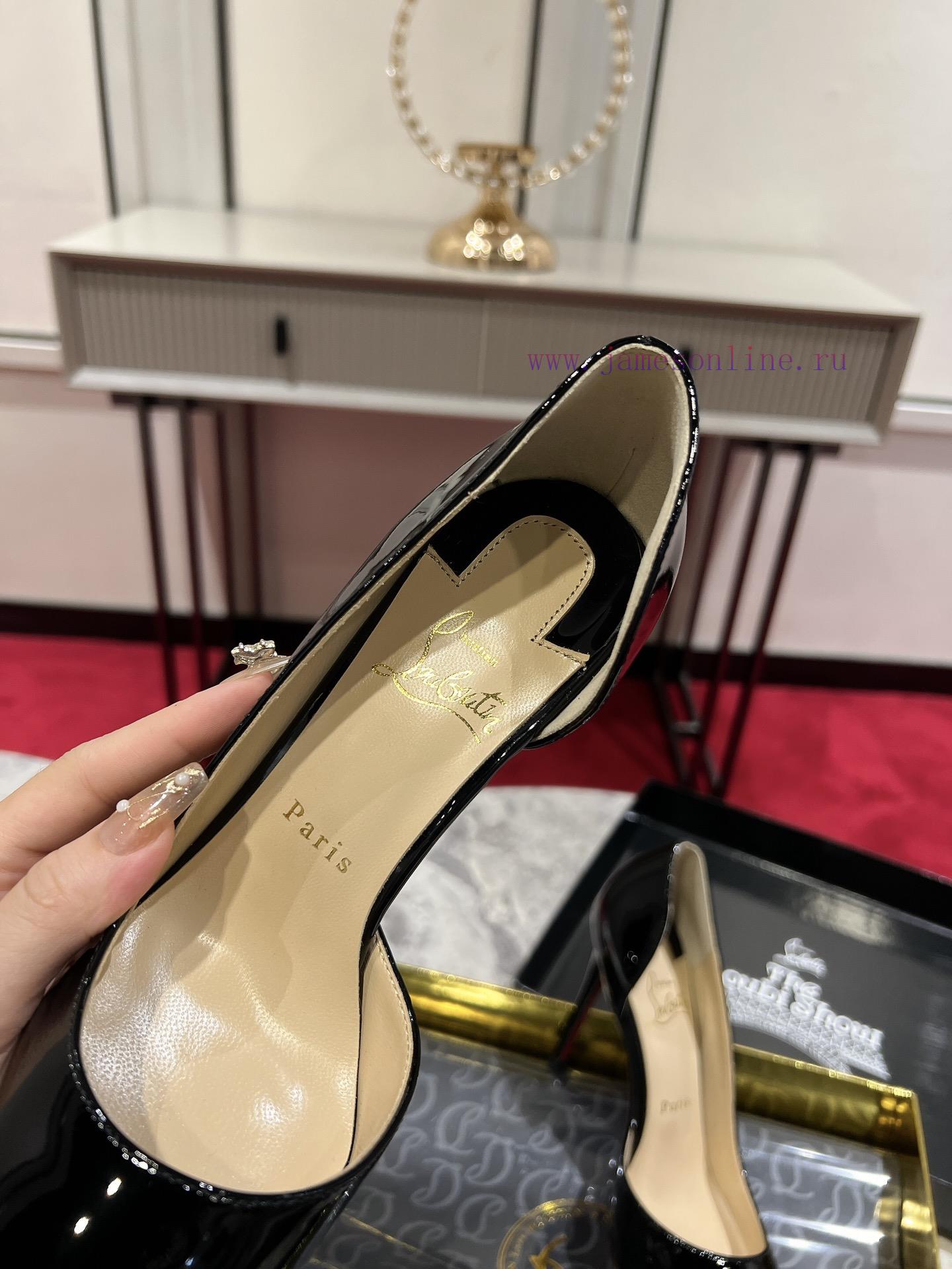 Classic Side Empty Single Shoes ∙ ꫛꫀ w ︎ ️Classic KATE series 10cm high heels, glossy patent4sbnm2w3 - Image 7