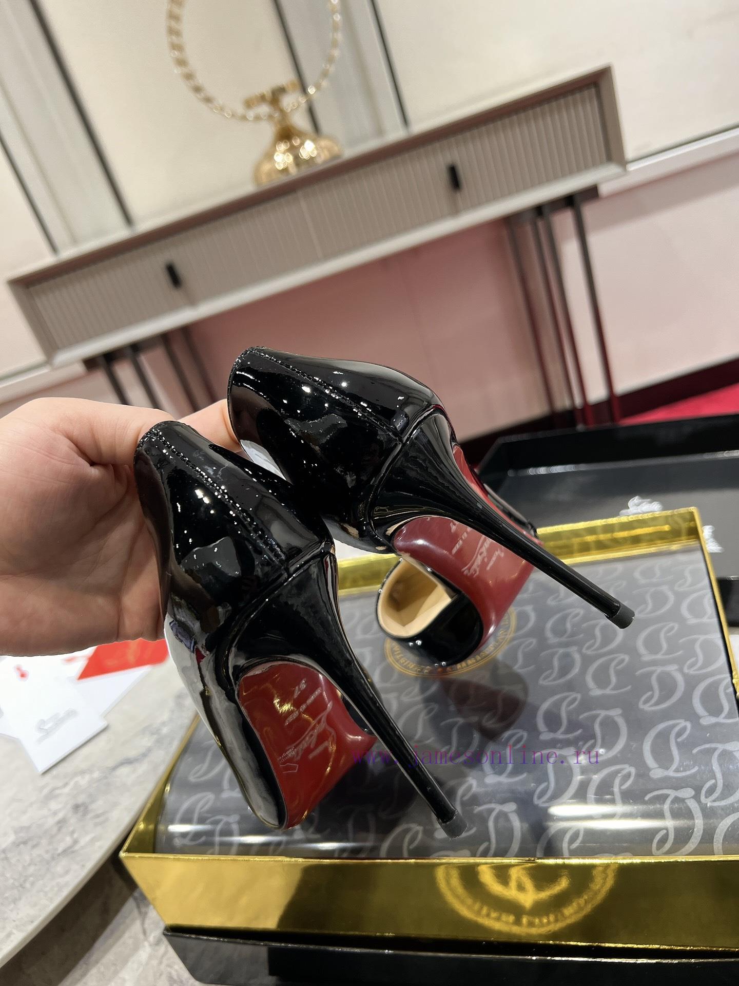 Classic Side Empty Single Shoes ∙ ꫛꫀ w ︎ ️Classic KATE series 10cm high heels, glossy patent4sbnm2w3 - Image 8