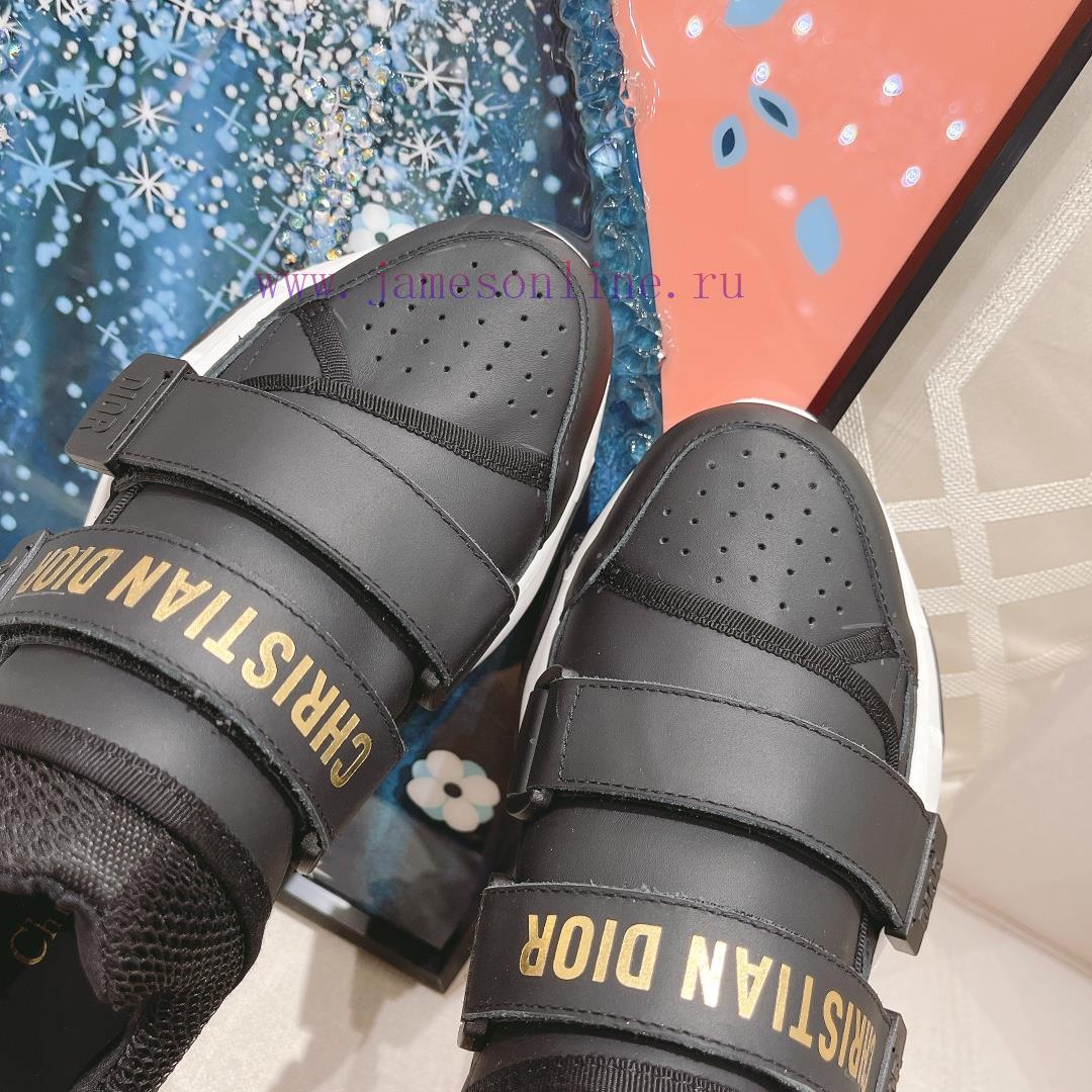 Dior Classic Series Leather Velcro Casual SneakersThis D-Wander sports shoe showcases a model4srdwc3 - Image 6