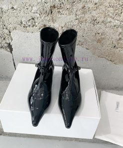 The row23ss autumn and winter new cat heel boots The row has never lost in creating a sense ynifpynm