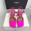 Amina Muaddi2024's new Charlotte series high heels have sharp edges and slanted square headsmtvyr3z6