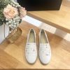 CHANEL 24ss New Double C Color blocked Cotton Twill Soft Woven Fisherman's Shoes ️Original d7rxb17jv