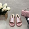 Chanel 24p Spring/Summer New Product Thick Bottom Full Diamond Dragging Lazy One Line Slippeggytc242