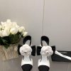 Top Grade Chanel Vintage Double C Bow High Heels Single Shoes -Chanel Grandma Chanel's superjoadedpn