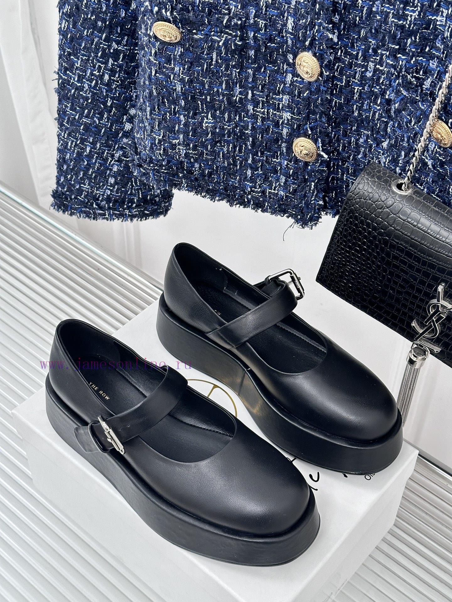 The row23s Autumn/Winter New Product Thick BottomMary Jane Single ShoesMinimalist design stysovzi4a2 - Image 4