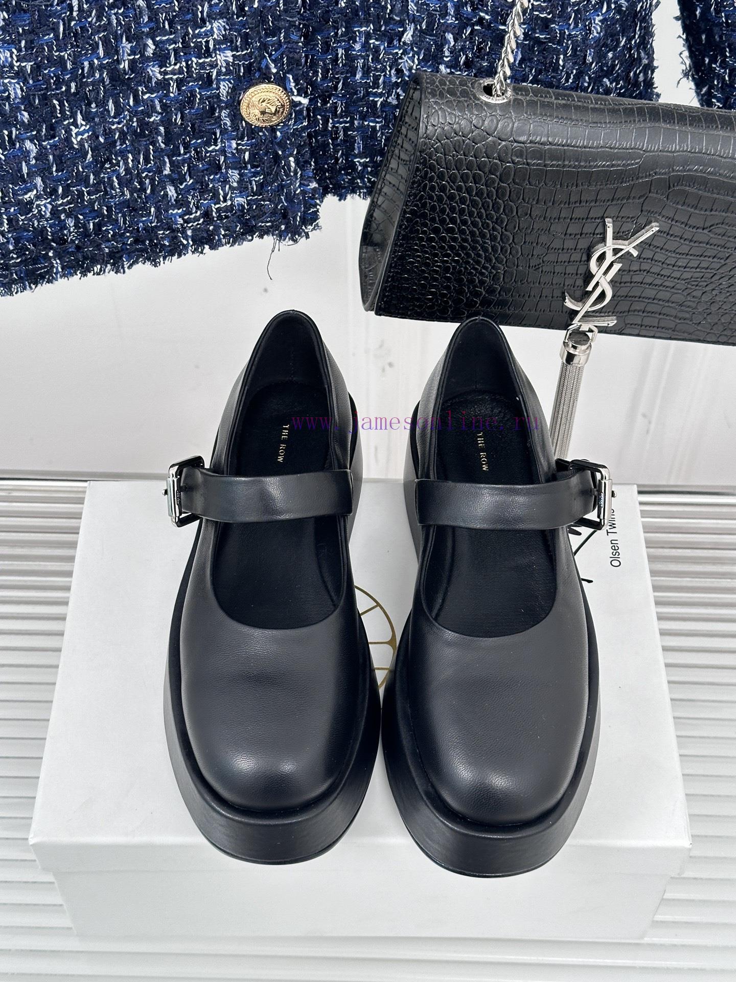 The row23s Autumn/Winter New Product Thick BottomMary Jane Single ShoesMinimalist design stysovzi4a2 - Image 5