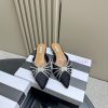 AQUAZZURA Golden Pineapple 2024 𝐒𝐒𝐧𝐞𝐰 Spring/Summer New Water Diamond Flat Shoes Aquazzura/Pwfdz3hko
