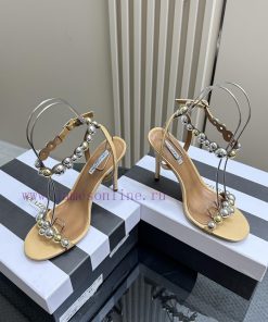 AQUAZZURA Golden Pineapple 2024 𝐒𝐒𝐧𝐞𝐰 Spring/Summer New High Heels Aquazzura/Pineapple Italiht9y0v5j
