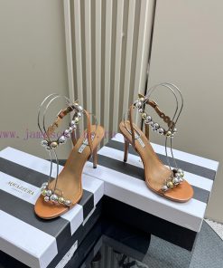 AQUAZZURA Golden Pineapple 2024 𝐒𝐒𝐧𝐞𝐰 Spring/Summer New Flat Shoes Aquazzura/Pineapple Italidavqwqtc