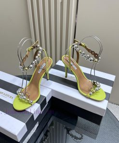 AQUAZZURA Golden Pineapple 2024 𝐒𝐒𝐧𝐞𝐰 Spring/Summer New Flat Shoes Aquazzura/Pineapple Italihwg3pgo7