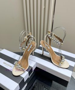 AQUAZZURA Golden Pineapple 2024 𝐒𝐒𝐧𝐞𝐰 Spring/Summer New Flat Shoes Aquazzura/Pineapple Itali66jnerk4