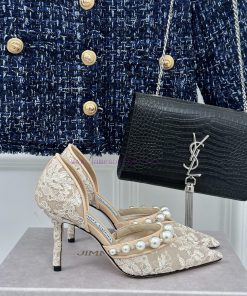 Jimmy Choo | Jay Chou's Classic Pearl Lace High HeelsOur JC family always maintains superiordew68spl
