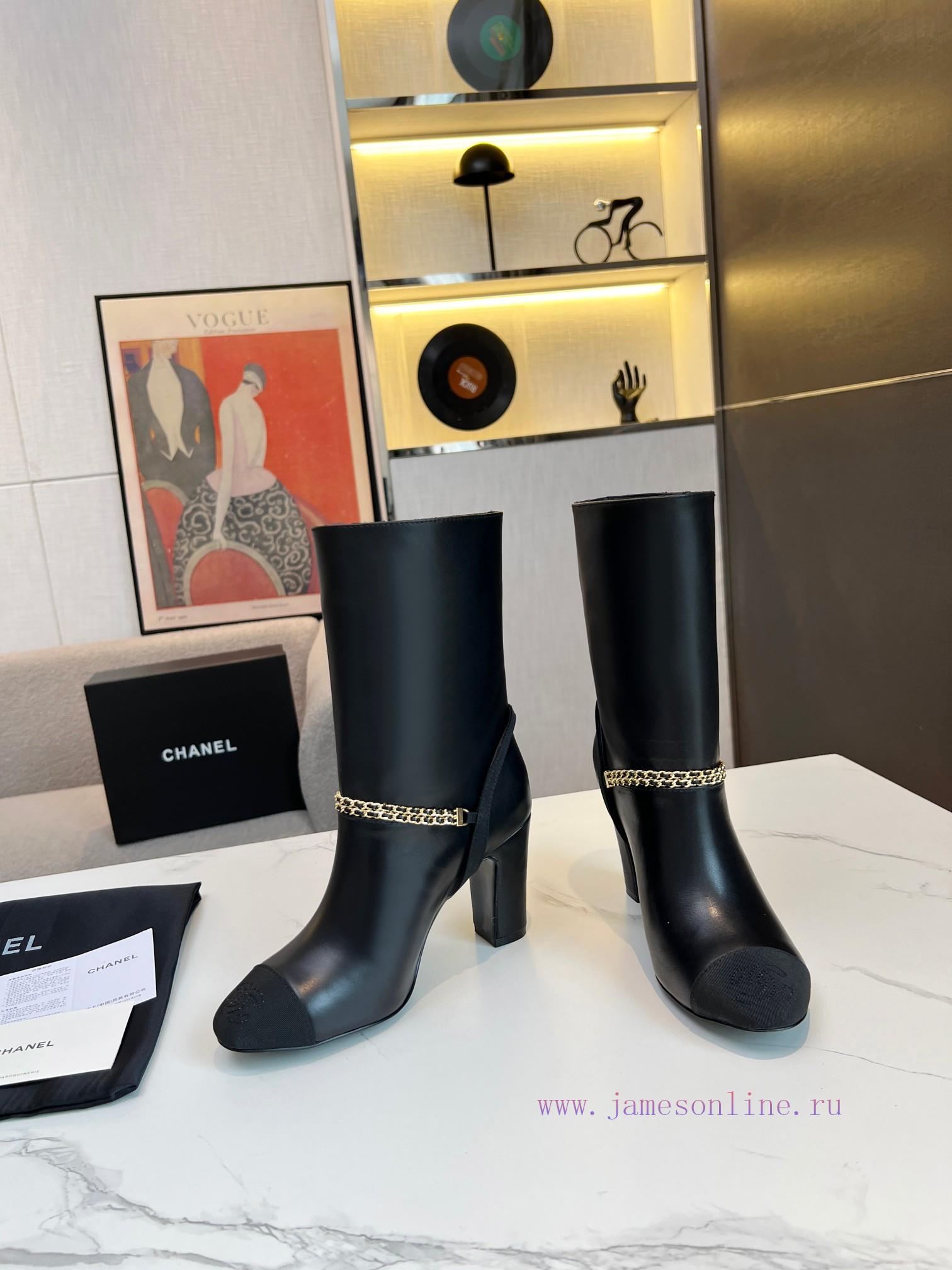 Chanel 2023CHANEL official website synchronous side zipper boots purchasing grade quality orwk0q5w20 - Image 5
