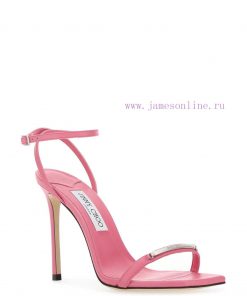 JIMMY CHOO synchronized high-heeled flat sandals with a heel height of 85cm, comfortable and4dcgl29a