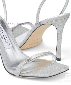 JIMMY CHOO synchronized high-heeled flat sandals with a heel height of 85cm, comfortable andylwpkjf3