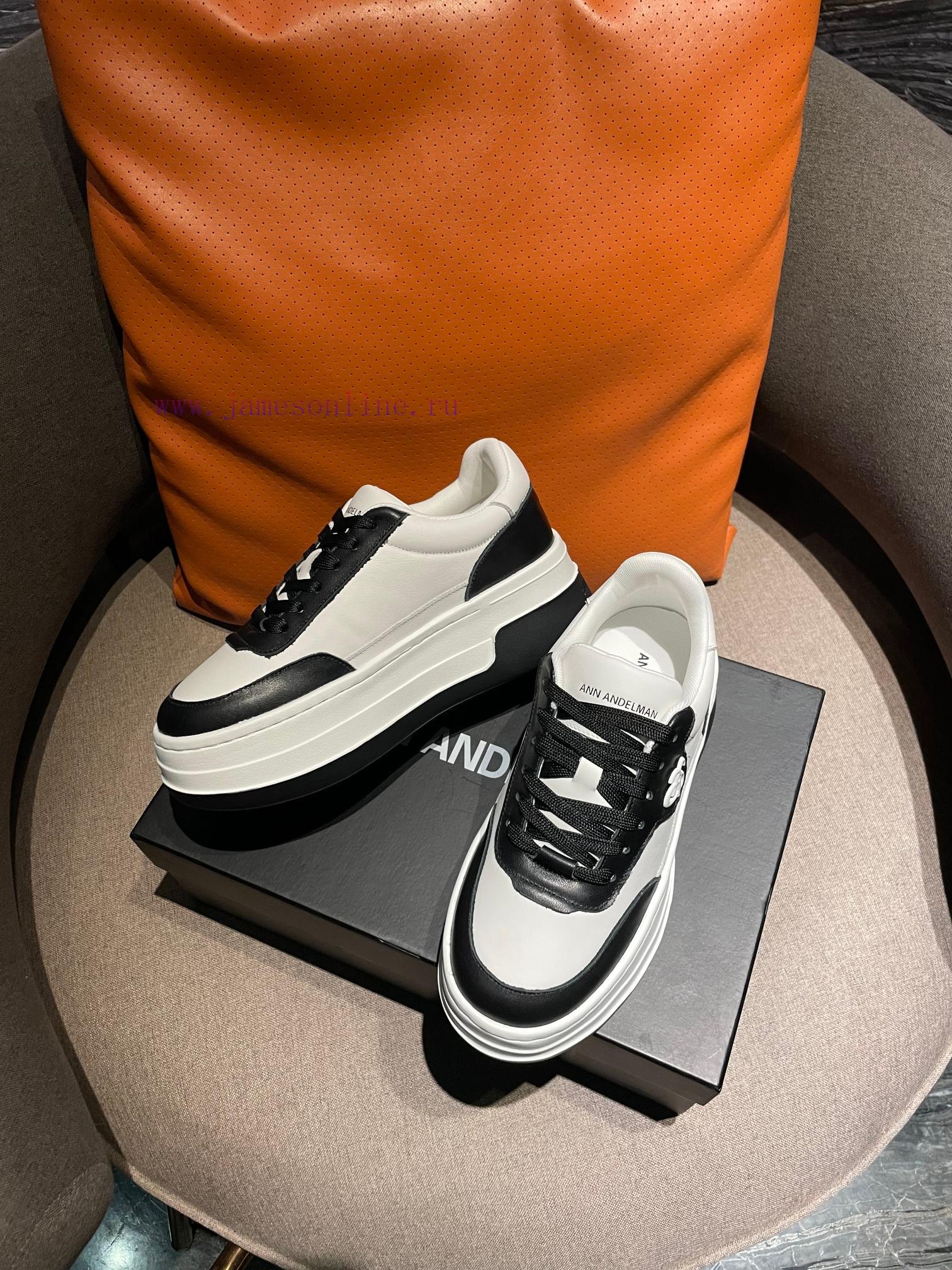 ANN DEMEUEMEES * * * New Products 𝟐𝟒𝐀𝐖Thick soled retro white shoes come with a 6cm height iqqu8ii7y - Image 4