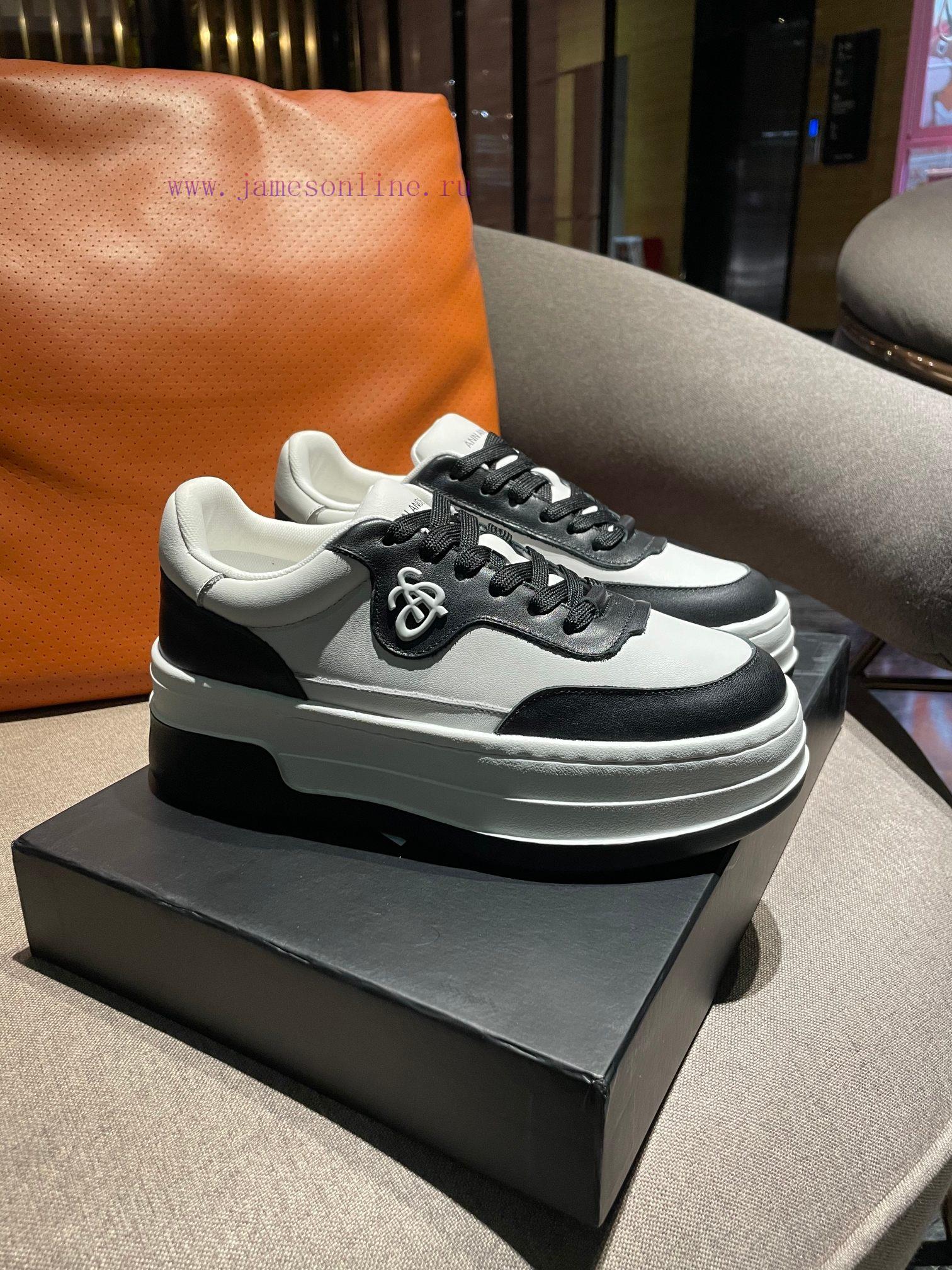 ANN DEMEUEMEES * * * New Products 𝟐𝟒𝐀𝐖Thick soled retro white shoes come with a 6cm height iqqu8ii7y - Image 6