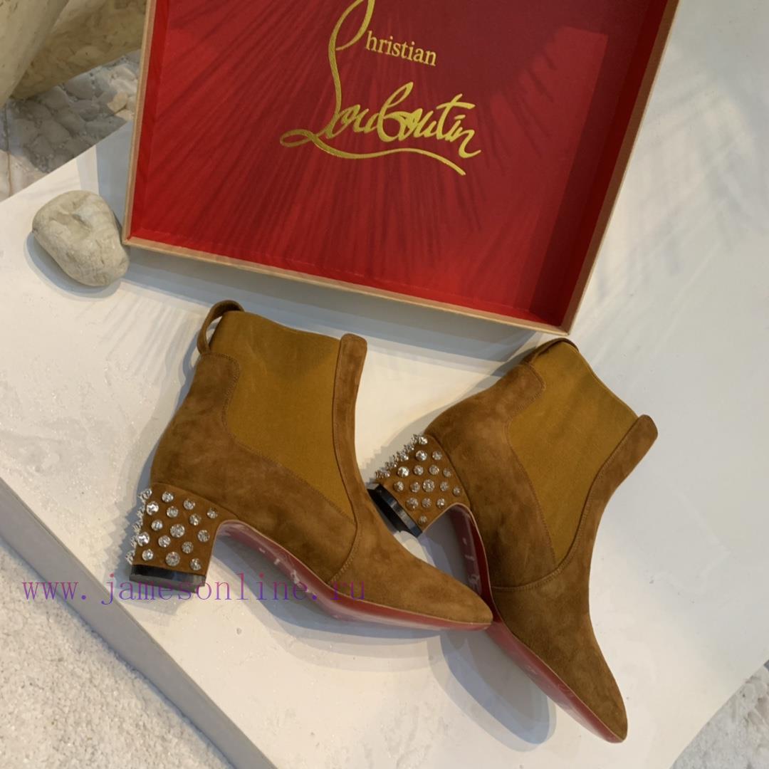 Dai * level*(Yang Xiao)▶ ︎ ▶ ︎ ▶ ︎ ▶ Customized Chelsea ankle boots with square heel rivets 05w1lpyo