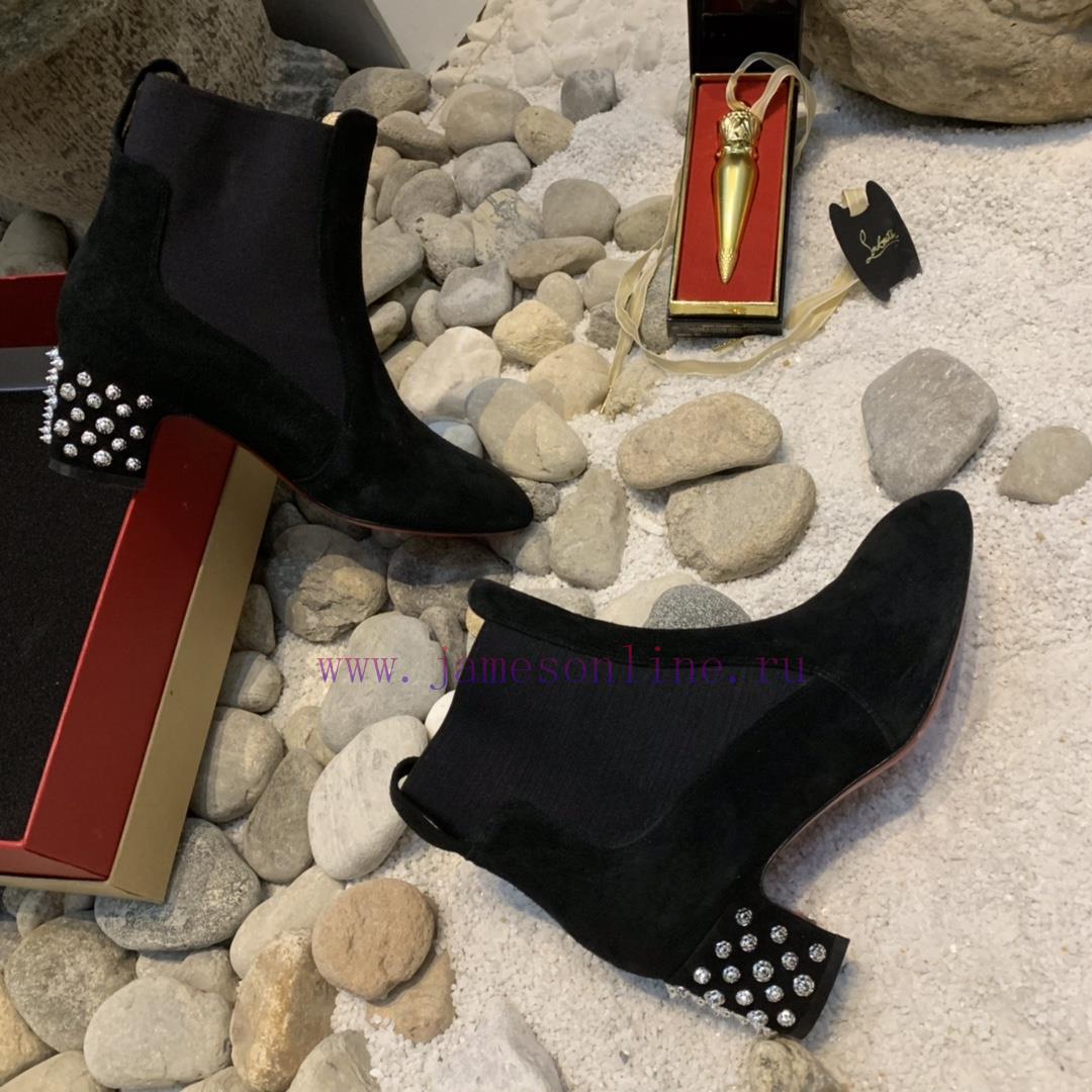 Dai * level*(Yang Xiao)▶ ︎ ▶ ︎ ▶ ︎ ▶ Customized Chelsea ankle boots with square heel rivets 0y9sdzh8 - Image 3