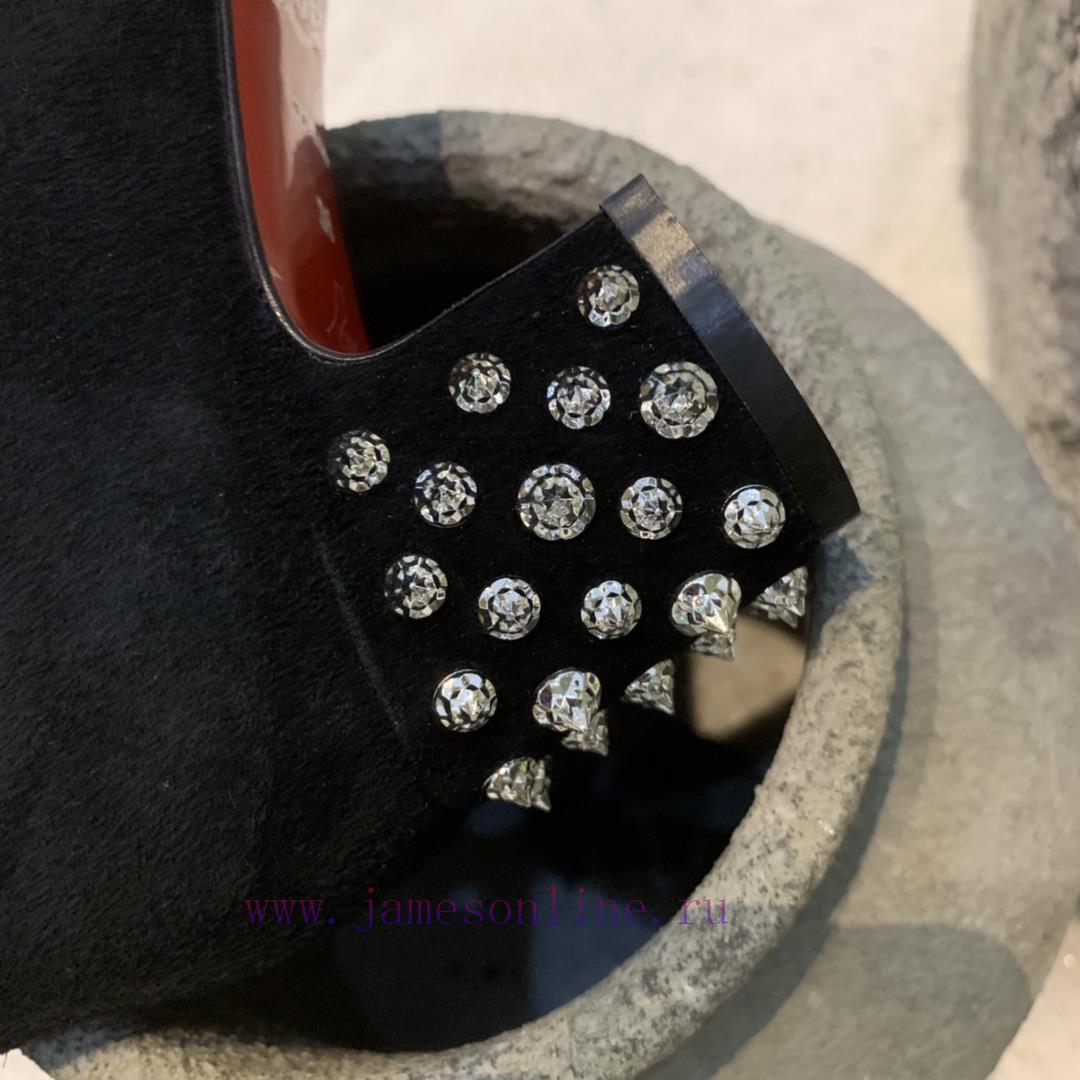 Dai * level*(Yang Xiao)▶ ︎ ▶ ︎ ▶ ︎ ▶ Customized Chelsea ankle boots with square heel rivets 0y9sdzh8 - Image 9