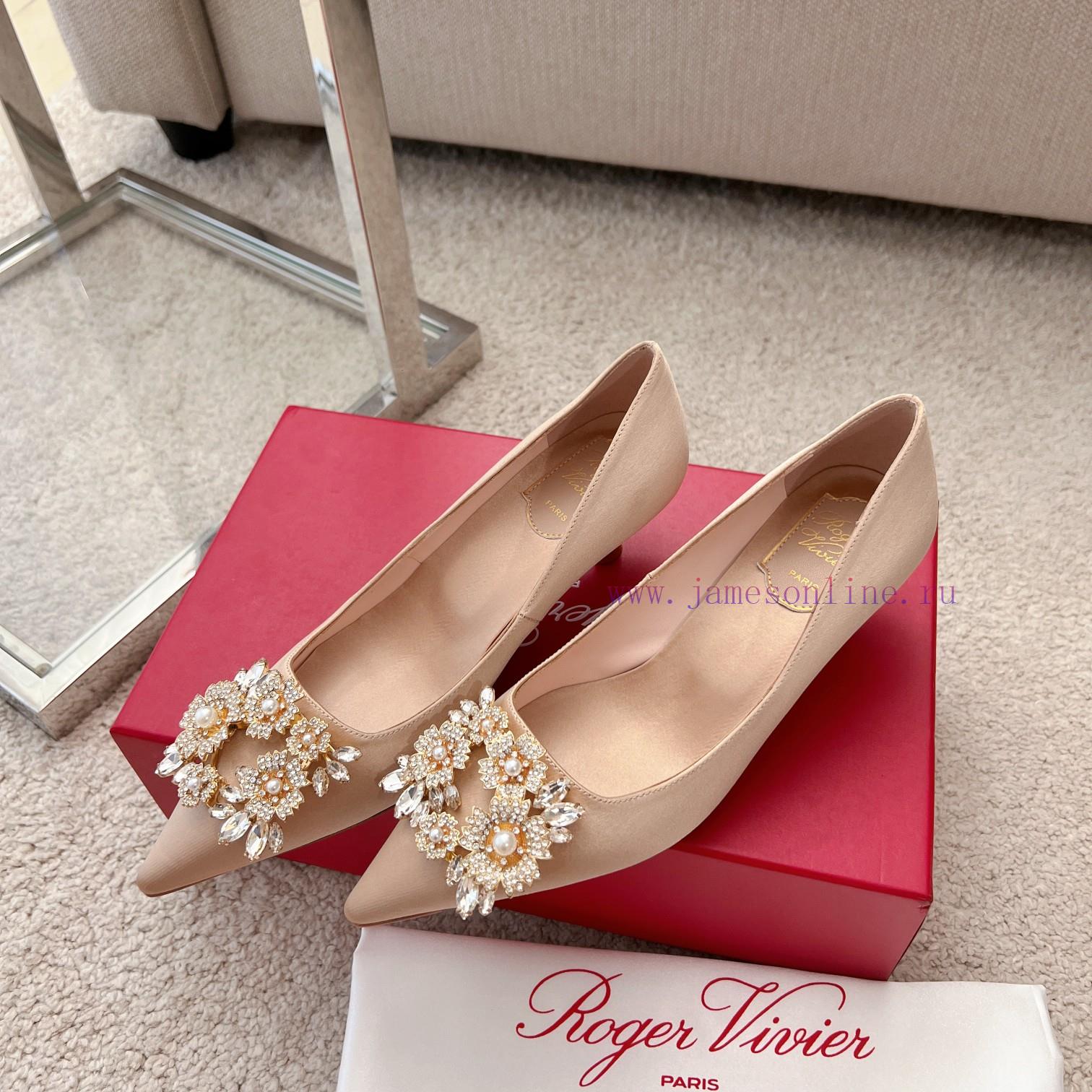 RV Pearl Diamond Buckle Bouquet Strass High Heelsfairy 🧚 Another stunning wedding shoe in thhqlphgdx - Image 4