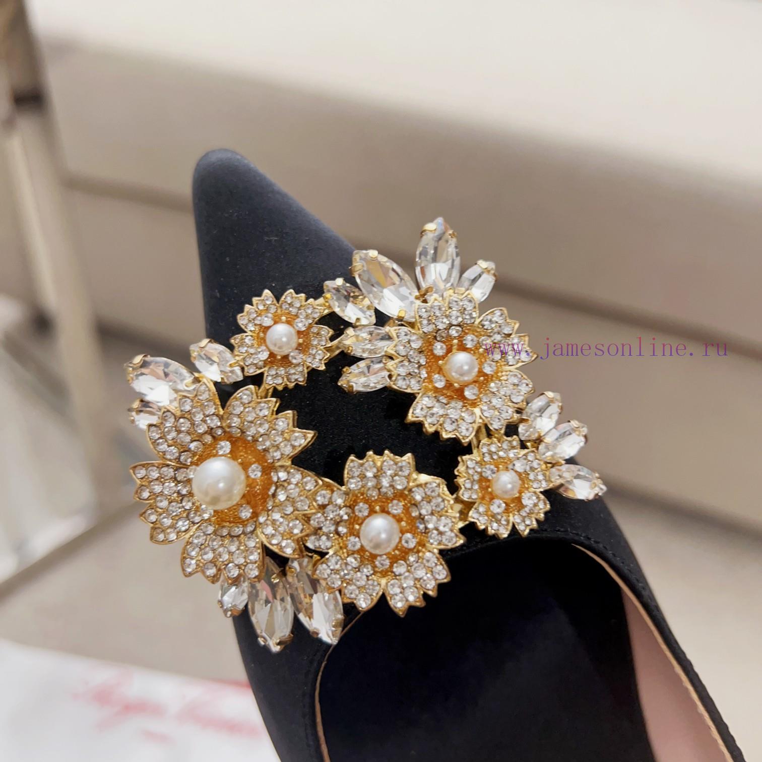 RV Pearl Diamond Buckle Bouquet Strass High Heelsfairy 🧚 Another stunning wedding shoe in thcxgvh78c - Image 8