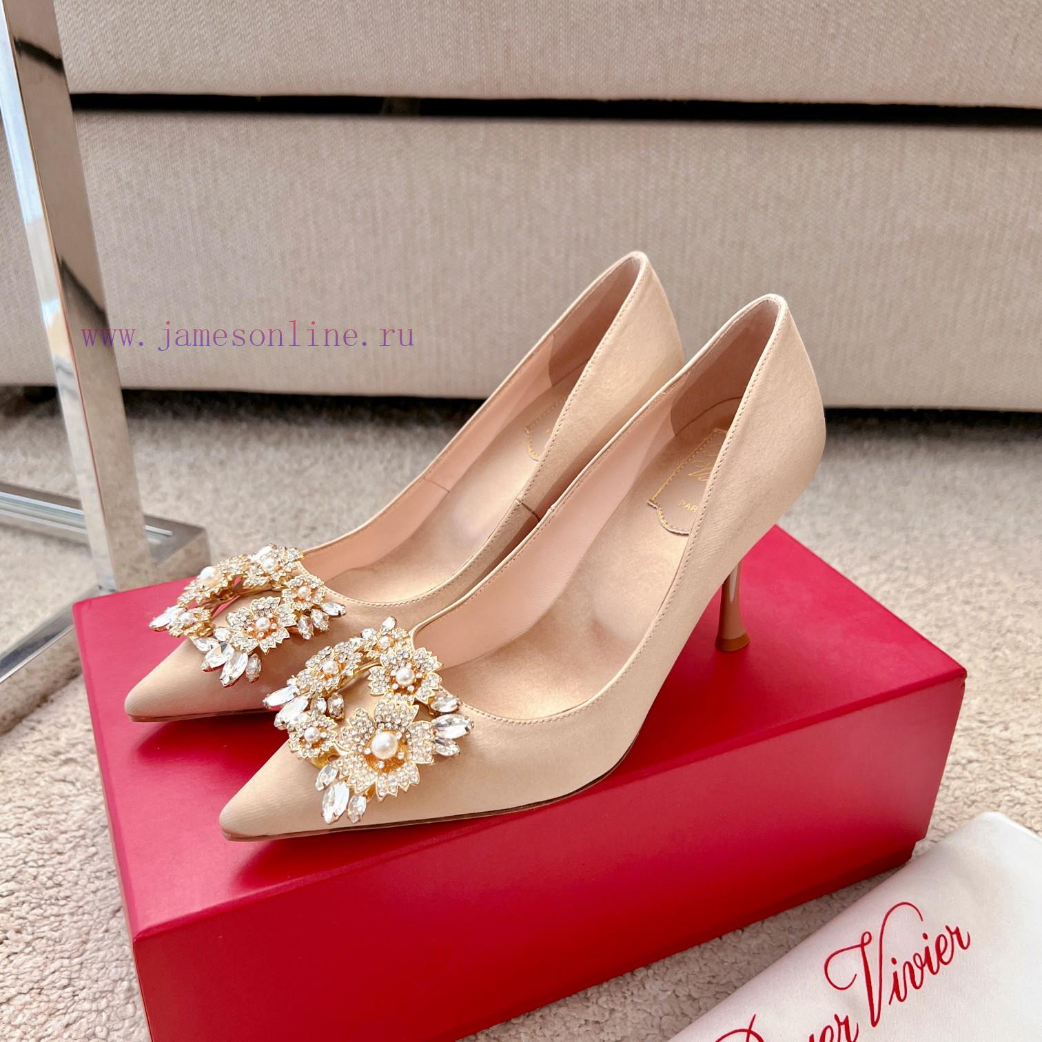 RV Pearl Diamond Buckle Bouquet Strass High Heelsfairy 🧚 Another stunning wedding shoe in thhqlphgdx - Image 5