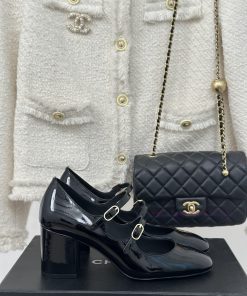 Chanel | Chanel 24C New Product ClassicRough heeled Mary Jane sandals single shoe seriesThe 467y9ov5