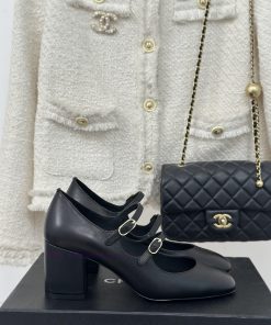 Chanel | Chanel 24C New Product ClassicRough heeled Mary Jane sandals single shoe seriesThe dpmgtdj1