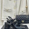 Chanel | Chanel 24C New Product ClassicRough heeled Mary Jane sandals single shoe seriesThe cil54ggk