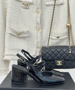 Chanel | Chanel 24C New Product ClassicRough heeled Mary Jane sandals single shoe seriesThe cil54ggk
