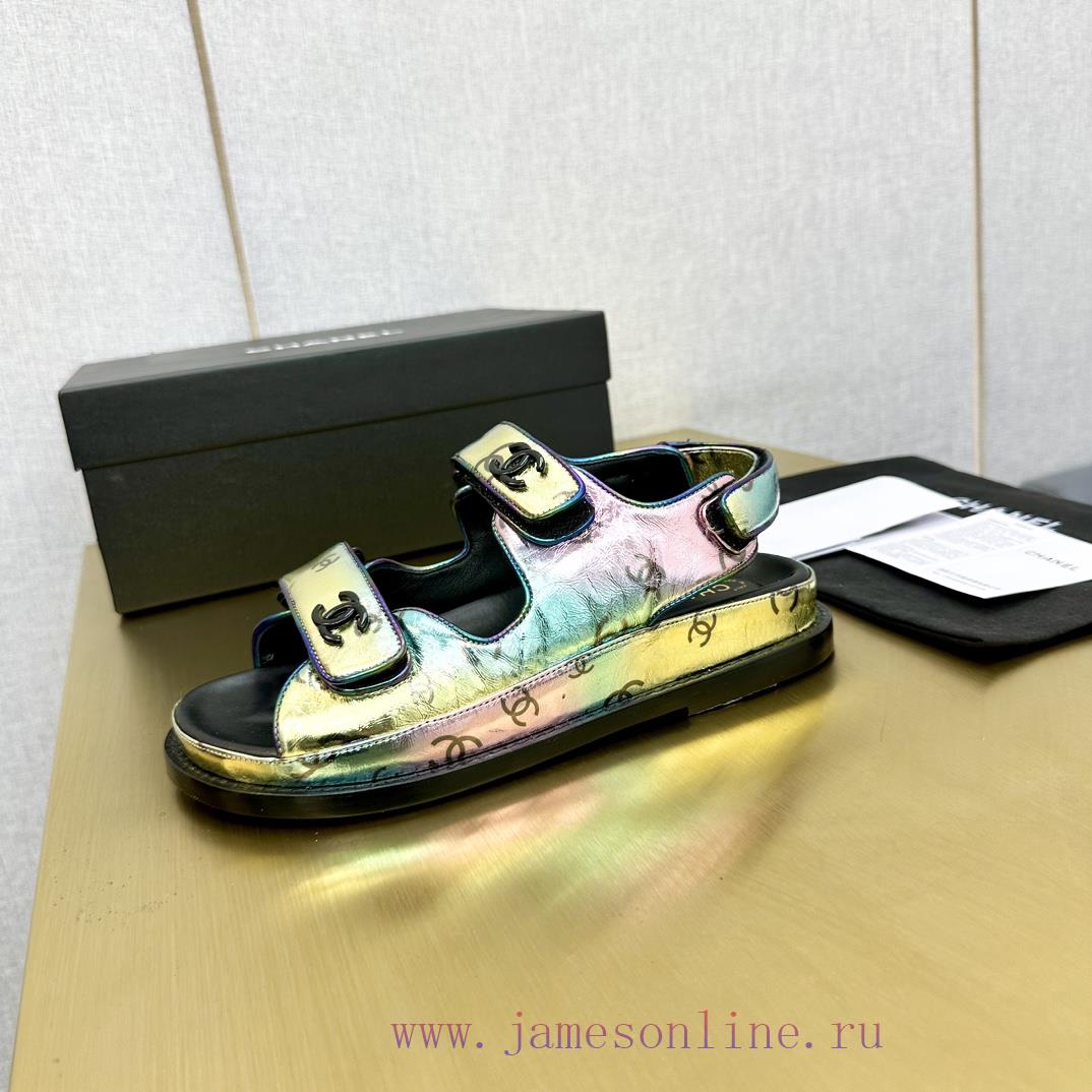 Crown Top Purchasing Edition ️ CHANEL 2022 Spring/Summer Latest Season Double C Velcro Casuajmfbvbwf - Image 3