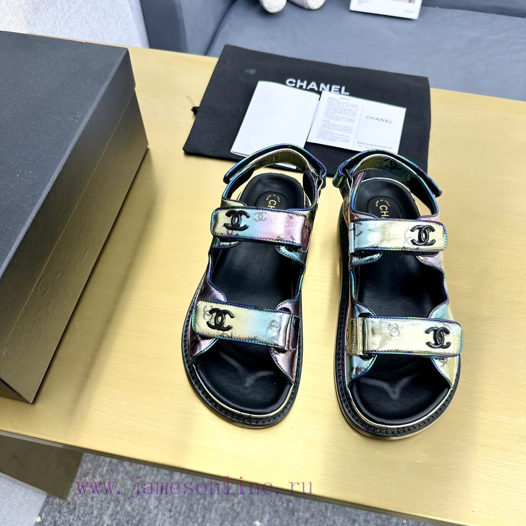 Crown Top Purchasing Edition ️ CHANEL 2022 Spring/Summer Latest Season Double C Velcro Casuajmfbvbwf - Image 4