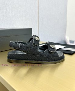 Crown Top Purchasing Edition ️ CHANEL 2022 Spring/Summer Latest Season Double C Velcro Casuaxlufpp6r