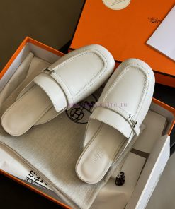 hermes ss24 new arrival～H Home 2024 Spring/Summer Mueller Slippers New ProductH's round head7o0hogbq