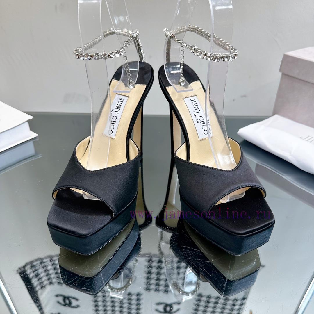 🟪 Jimmy Choo 🟪 Classic waterproof platform high-heeled sandals——————————Our JC family alwaye33q71k6 - Image 3