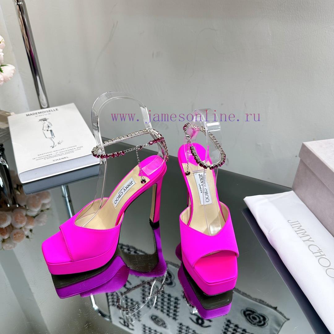🟪Jimmy Choo 🟪 Classic waterproof platform high-heeled sandals——————————Our JC family always6e1l0d6x - Image 4