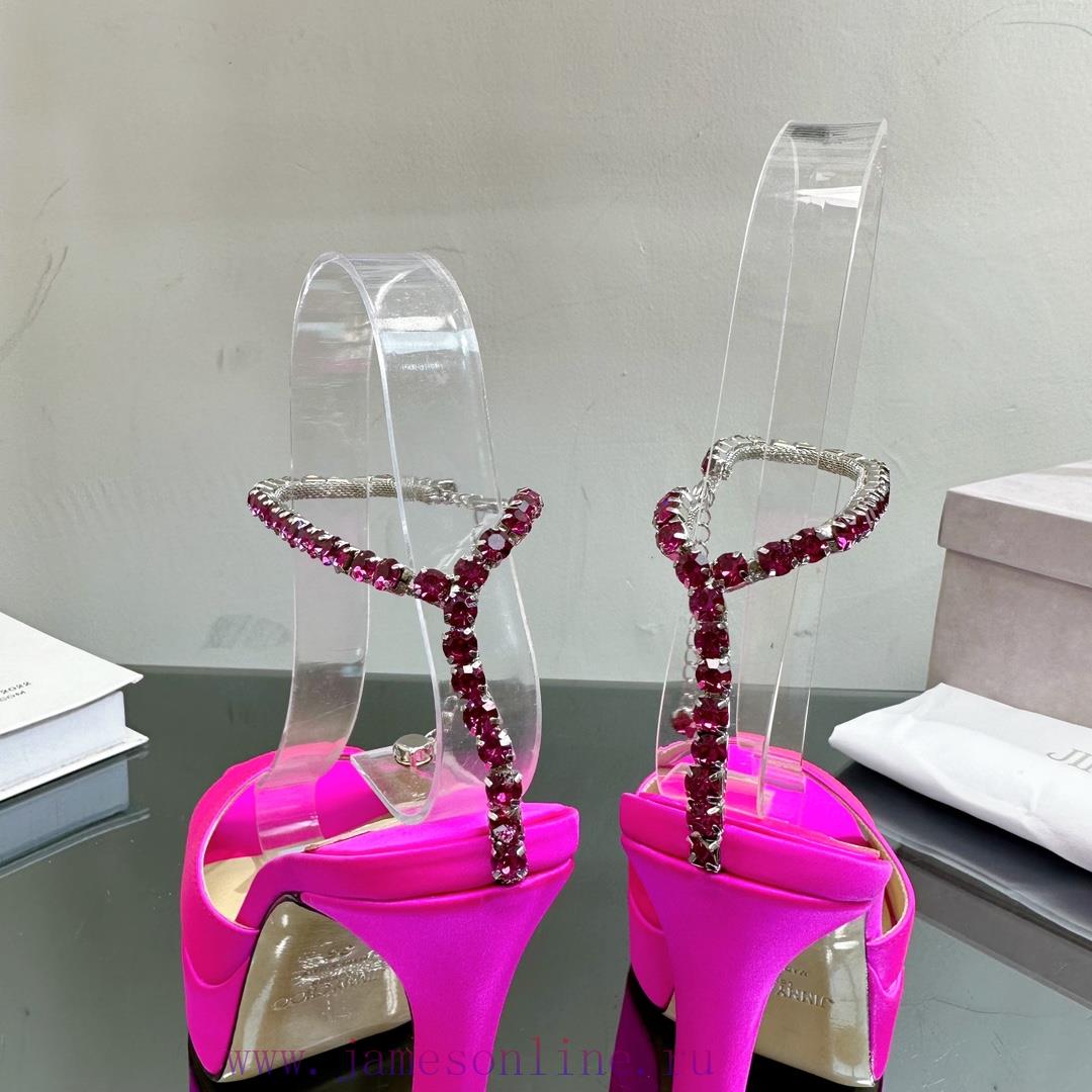 🟪Jimmy Choo 🟪 Classic waterproof platform high-heeled sandals——————————Our JC family always6e1l0d6x - Image 7