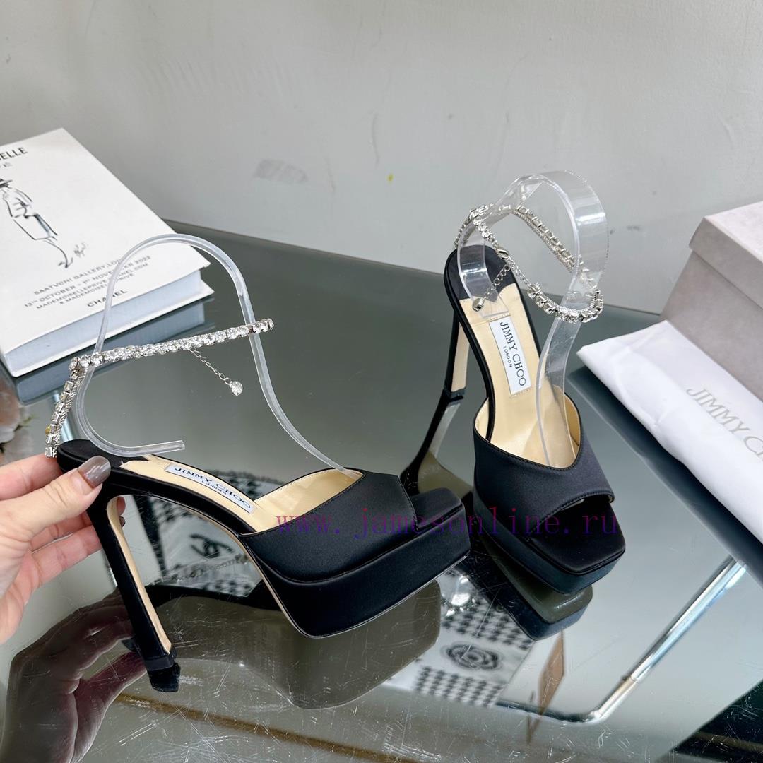 🟪 Jimmy Choo 🟪 Classic waterproof platform high-heeled sandals——————————Our JC family alwaye33q71k6 - Image 8