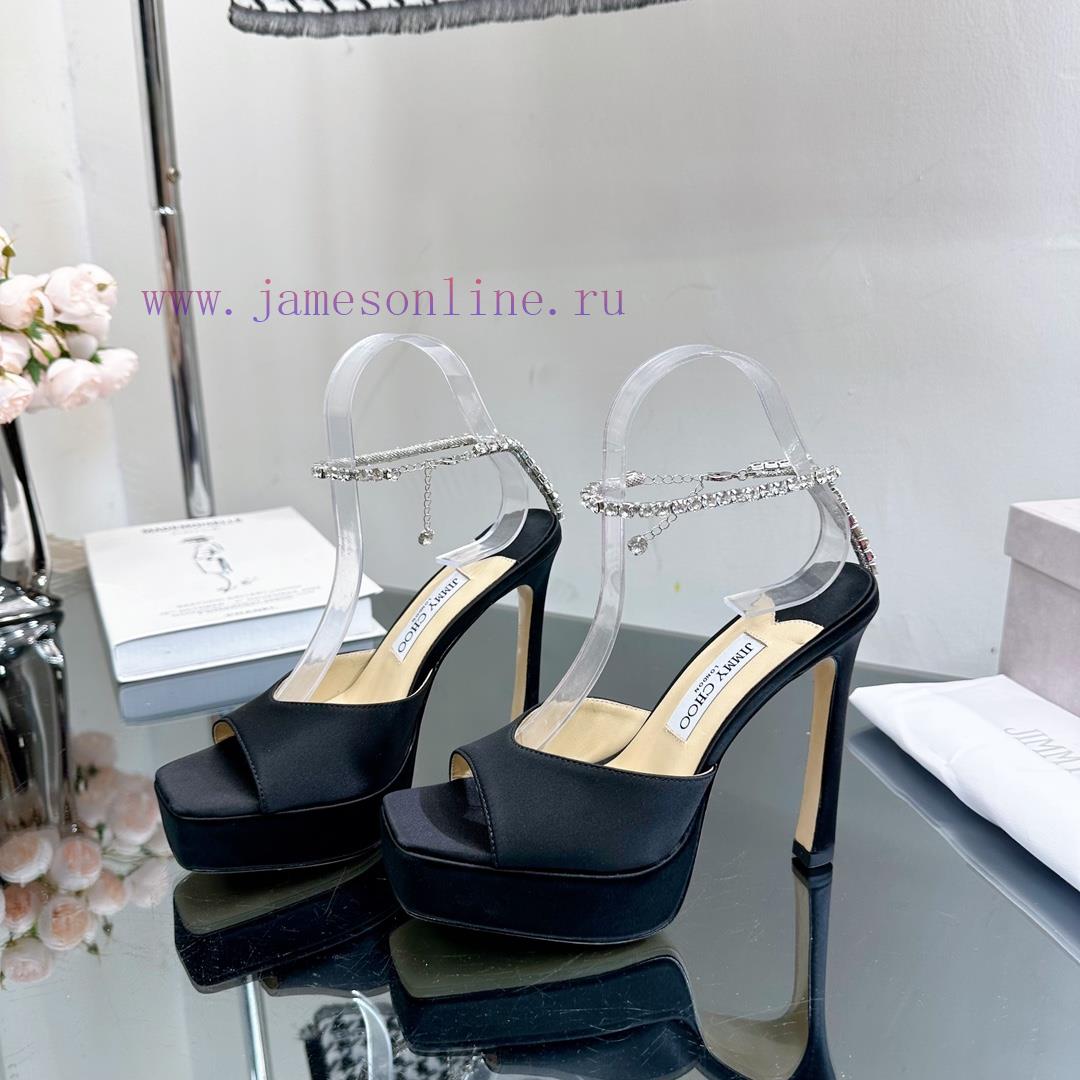 🟪 Jimmy Choo 🟪 Classic waterproof platform high-heeled sandals——————————Our JC family alwaye33q71k6 - Image 9