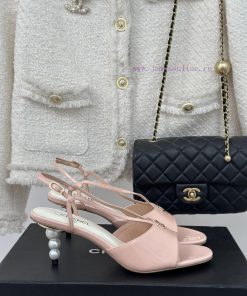 Chanel | Chanel 24C New Product ClassicPearl high-heeled slippers and sandals seriesThe shoegde4j3bk
