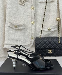 Chanel | Chanel 24C New Product ClassicPearl high-heeled slippers and sandals seriesThe shoe3jd2apcq
