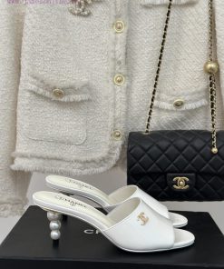 Chanel | Chanel 24C New Product ClassicPearl high-heeled slippers and sandals seriesThe shoerognhbd5