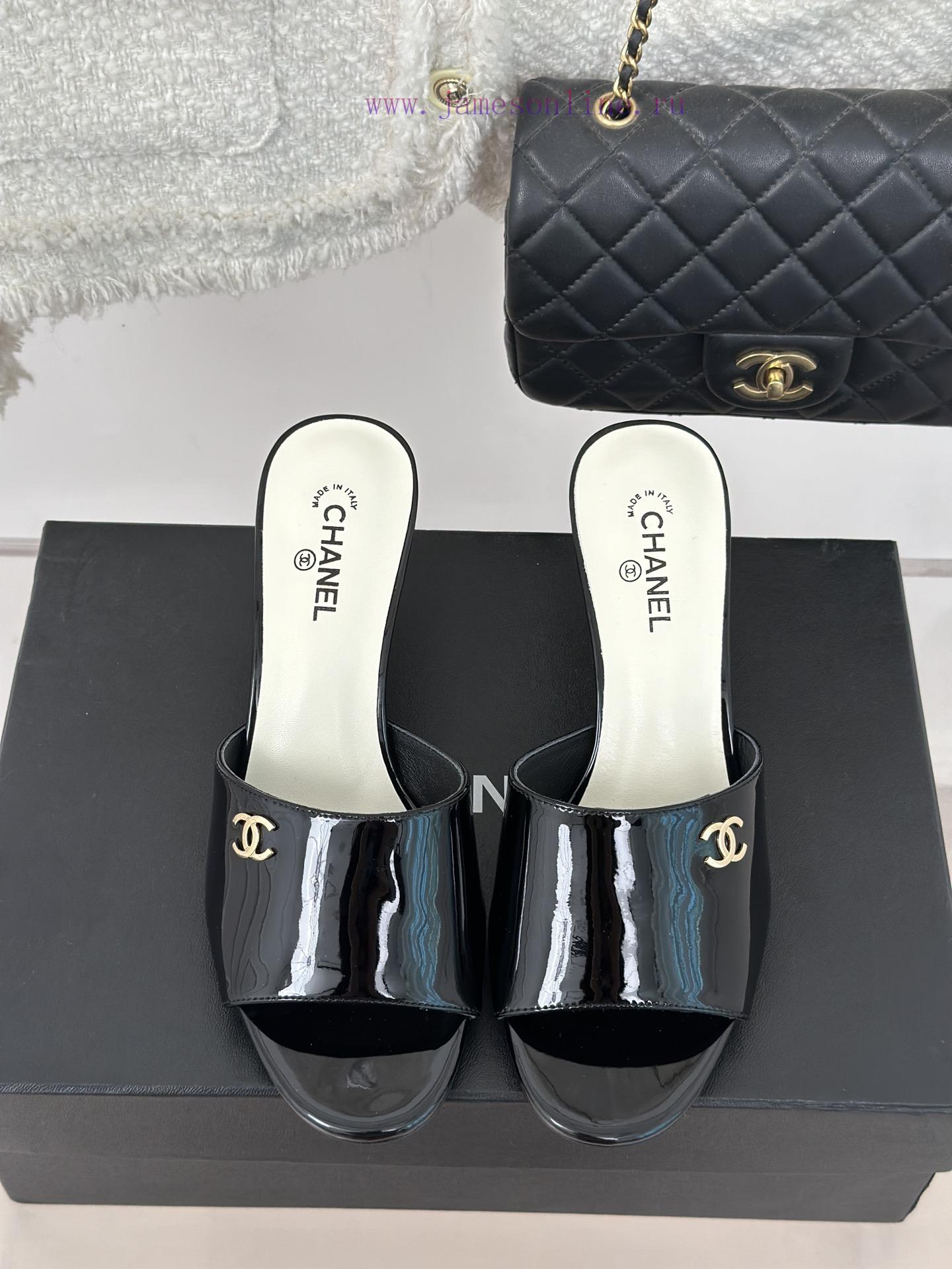 Chanel | Chanel 24C New Product ClassicPearl high-heeled slippers and sandals seriesThe shoepfg7z5y2 - Image 5