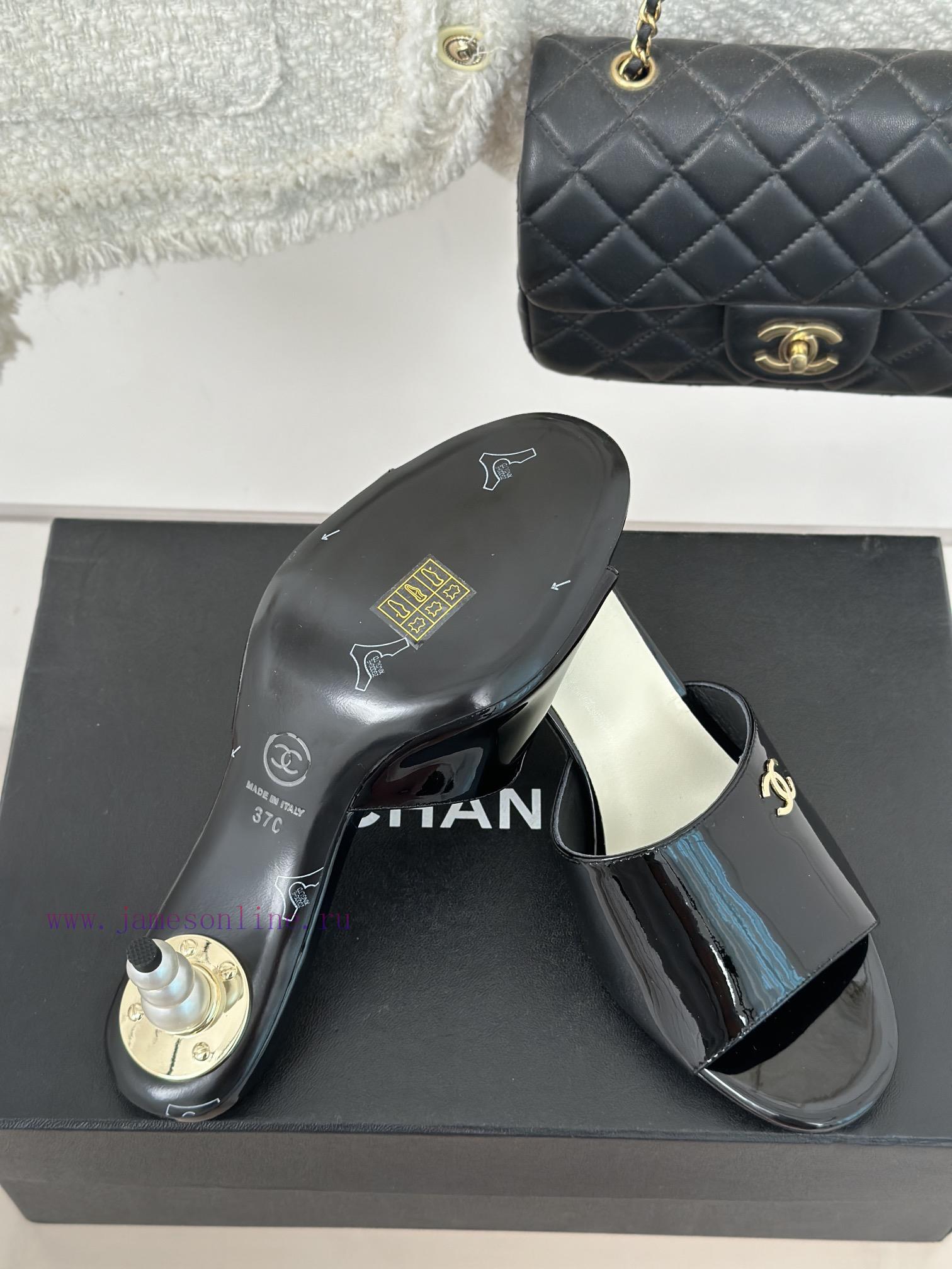 Chanel | Chanel 24C New Product ClassicPearl high-heeled slippers and sandals seriesThe shoepfg7z5y2 - Image 10