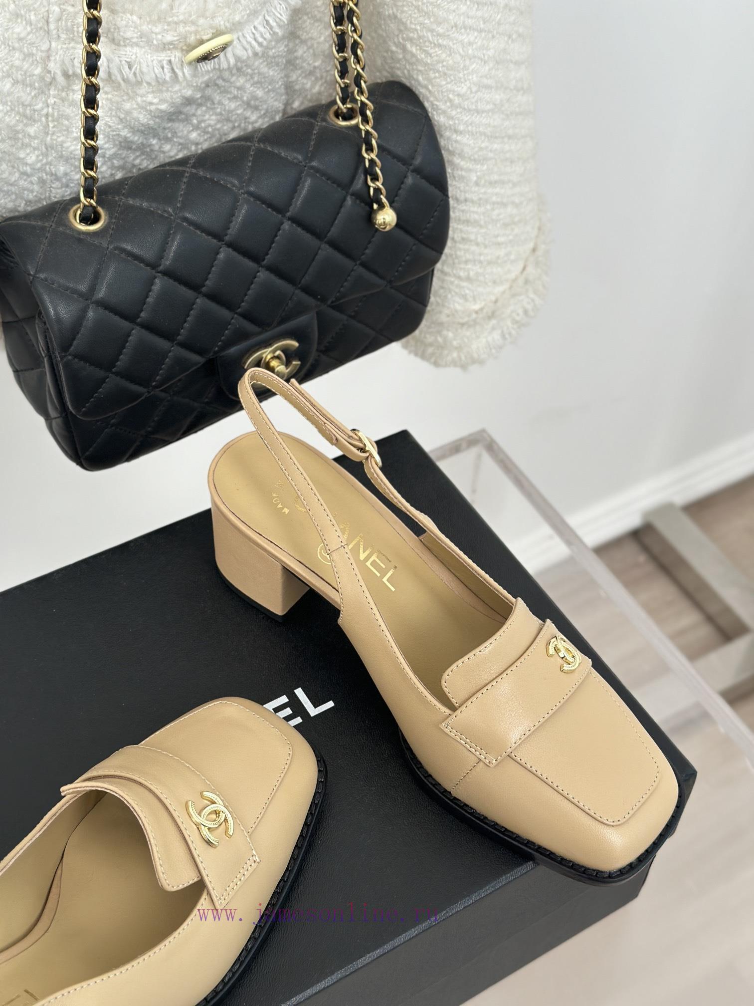 Chanel | Chanel 24C New ProductDouble C thick heel sandals seriesThe shoe upper is made of iji0hl69m - Image 6