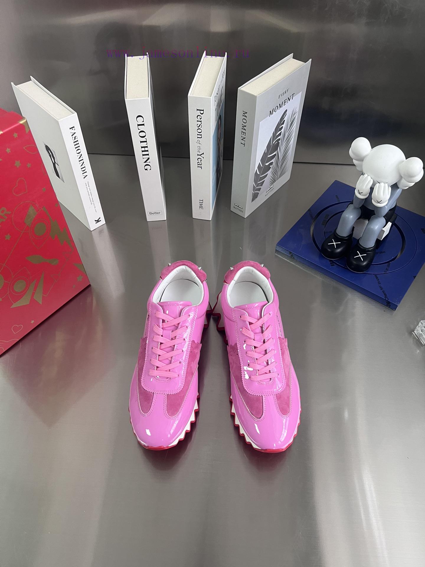 ╔ Pink Splicing Shark Bottom ╗️Top level customized version𝑪𝒉𝒓𝒊𝒔𝒕𝒊𝒂𝒏 𝑳𝒐𝒖𝒃𝒐𝒖𝒕𝒊𝒏Whether it's t4mkhrs88
