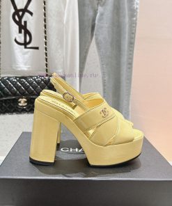 𝗖𝗛𝗔𝗡𝗘𝗟 Fashion Show Coarse Heel Water Platform Sandals Popular Running Single Explosive Prodojfv4wt5